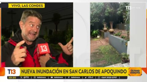 Gobernador metropolitano informa sobre inundaciones en la RM