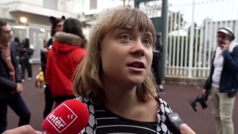 Greta Thunberg se suma a protesta estudiantil en Francia