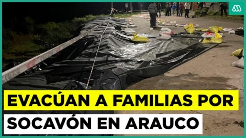 Grieta en cerro de Arauco obliga a evacuar a 152 familias
