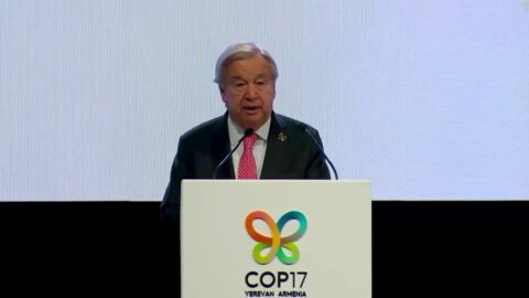 Guterres compara subsidiar combustibles fósiles con subsidiar el suicidio