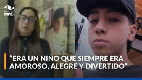 Habla la madre de Agustín, niño de 13 años asesinado en Antioquia