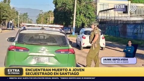 Hallan muerto a joven secuestrado en la RM