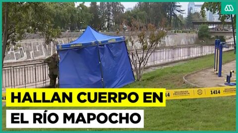 Hallazgo de cadáver en el río Mapocho