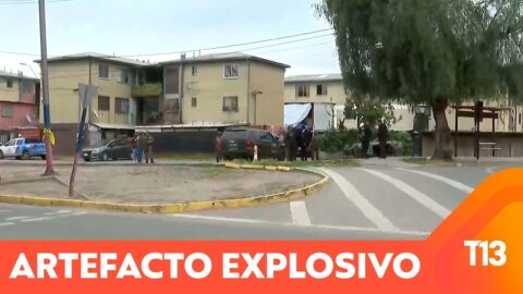 Hombre herido al manipular explosivo en Quilicura