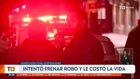 Hombre muere al intentar frenar un robo