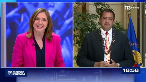 Hotuiti Teao, diputado UDI, conversa con Tele 13