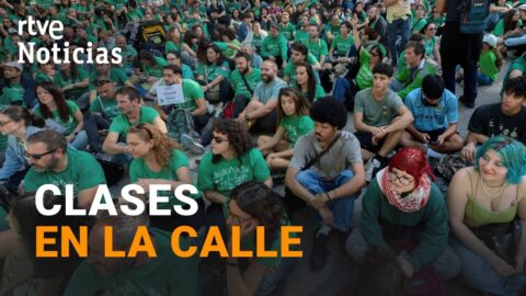 Huelga docente en Madrid: clases en la calle por tercer día
