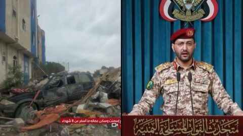 Hutíes atacan Adén y Arabia Saudita, con acusaciones cruzadas por 16 muertes
