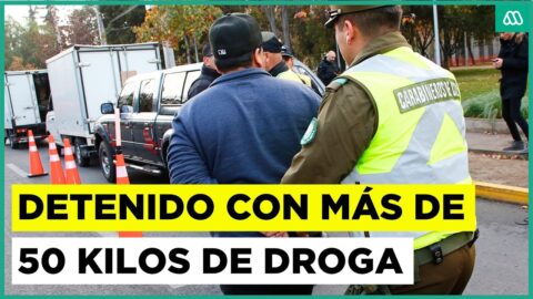 Incautan más de 50 kilos de marihuana en Estación Central