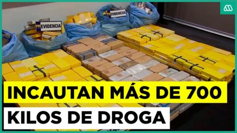 Incautan más de 700 kilos de droga tras investigación