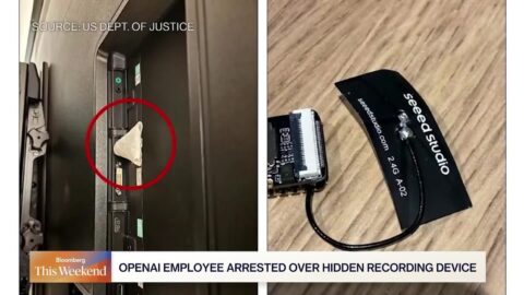 Ingeniero de OpenAI detenido por grabadora oculta en sala