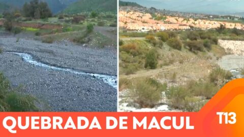 Inspeccionan piscinas decantadoras en la Quebrada de Macul