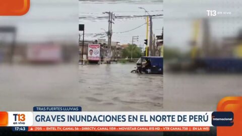 Inundaciones afectan al norte de Perú