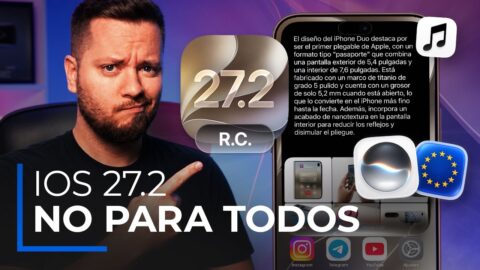 iOS 27.2 RC llega con cambios limitados y sin Siri AI en español