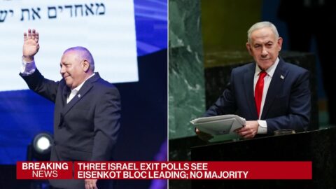 Israel: sondeos ubican a Netanyahu detrás de Eisenkot