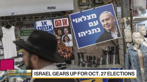 Israel vota el 27 de octubre con Netanyahu rezagado en sondeos