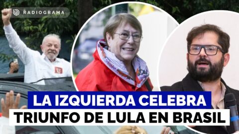 Izquierda chilena celebra el triunfo de Lula en Brasil