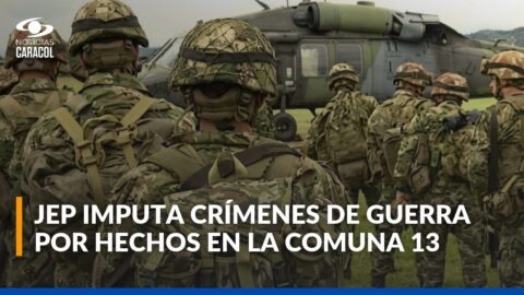 JEP imputa a 12 exmilitares por crímenes en la comuna 13