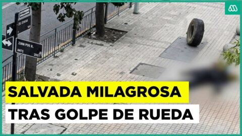 Joven golpeado en la cabeza por un neumático se recupera