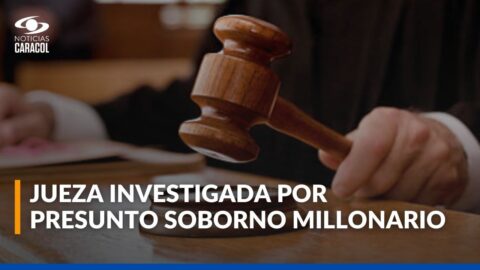 Jueza de Bogotá es judicializada por presunto soborno para liberar a extranjero