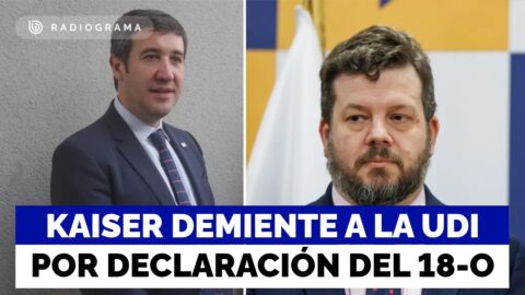 Kaiser niega invitación de la UDI por declaración del 18-O