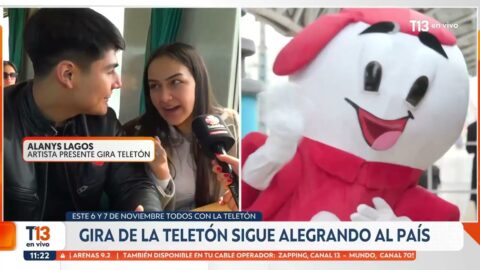 La gira de la Teletón continúa recorriendo el país