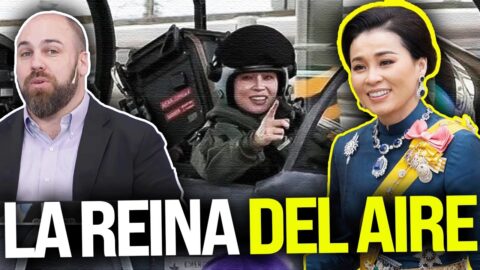 La reina Suthida de Tailandia pilota un caza Gripen en solitario