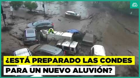 Las Condes se prepara ante posible nuevo aluvión en Apoquindo