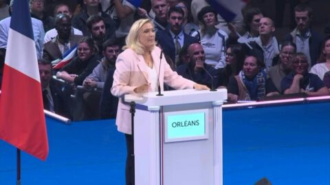 Le Pen promete restablecer el Estado de derecho en Francia