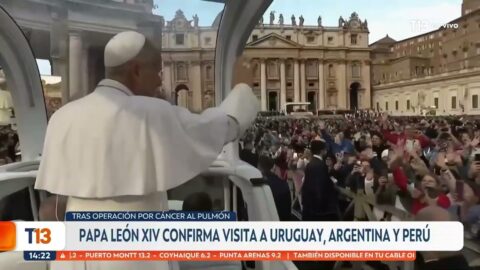 León XIV anuncia gira por Uruguay, Argentina y Perú