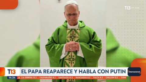 León XIV vuelve a mostrarse tras operación y conversa con Putin