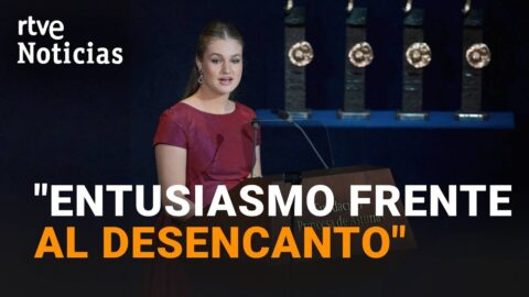 Leonor pide esperanza frente al desencanto social en los Premios Princesa