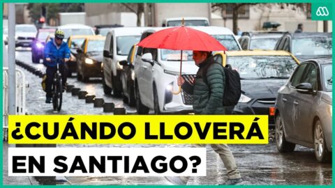 Leyton anticipa lluvias y tormentas en Santiago el fin de semana
