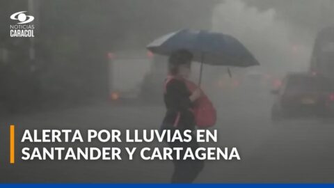 Lluvias dejan familias afectadas en Santander y Cartagena