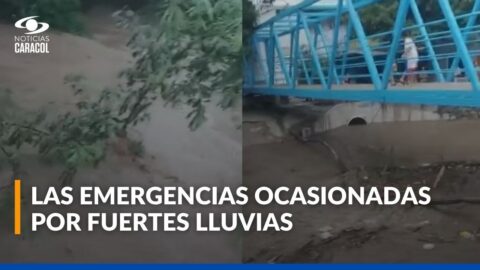 Lluvias dejan inundaciones y familias afectadas en el Caribe colombiano