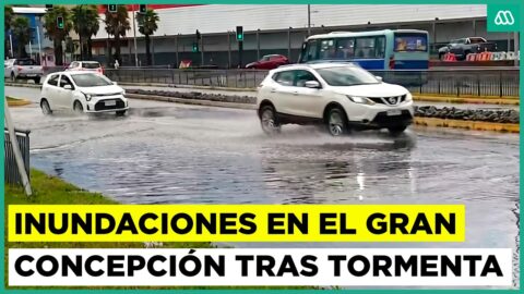 Lluvias e inundaciones afectan la región del Biobío