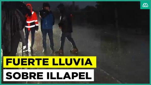 Lluvias en Illapel: Estero Aucó aumenta caudal y amenaza caminos