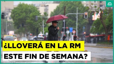 Lluvias podrían afectar la RM este sábado 31 de octubre