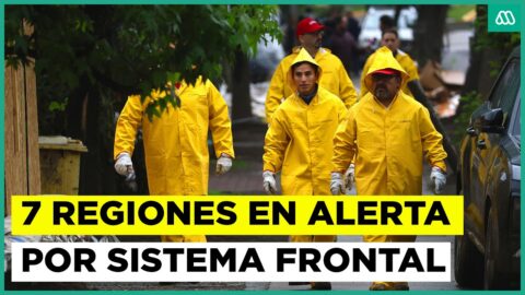 Lluvias podrían intensificarse en Santiago con alerta roja