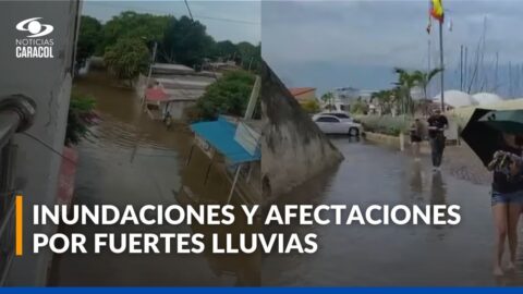 Lluvias provocan avalanchas e inundaciones en varios departamentos