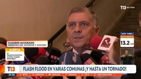Lluvias repentinas afectan comunas de Santiago y reportan posible tornado