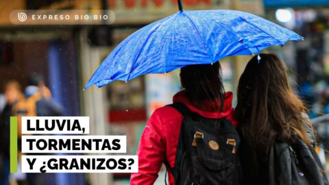 Lluvias, tormentas y granizo previstos para la Región Metropolitana