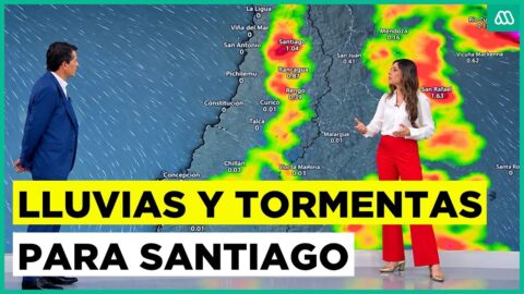 Lluvias, tormentas y posible granizo en Santiago este Halloween