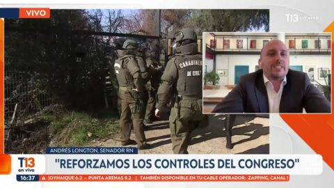 Longton plantea establecer regímenes carcelarios en Chile