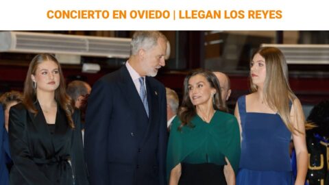 Los Reyes asisten al concierto previo a los Premios Princesa