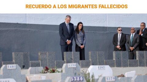 Los reyes homenajean a migrantes fallecidos en Ceuta