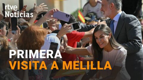 Los Reyes llegan a Melilla en su primera visita a la ciudad