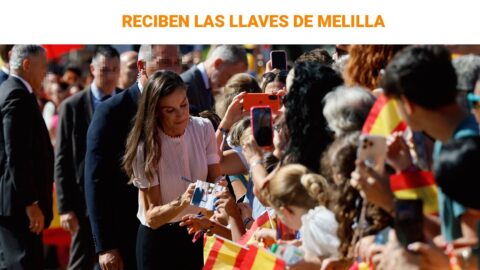 Los reyes reciben las llaves de la ciudad de Melilla