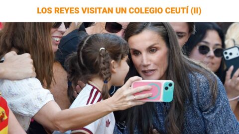 Los reyes visitan Ceuta y un colegio de la ciudad