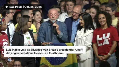 Lula gana el balotaje en Brasil y suma un cuarto mandato
